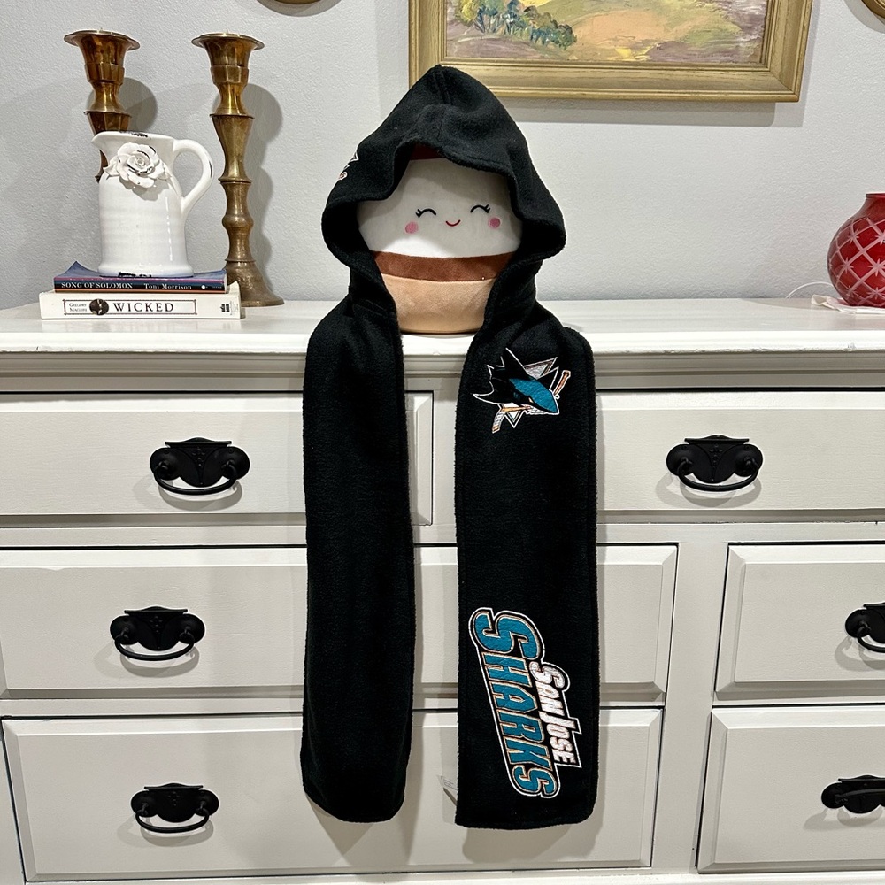 San Jose Sharks hooded Scarf
